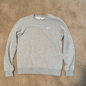 Grey Nike Men’s Crewneck Sweatshirt